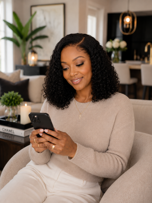 Bellar Hair Petite — 10" Pixie Curl Wig | 5x5 HD Closure | Natural Black