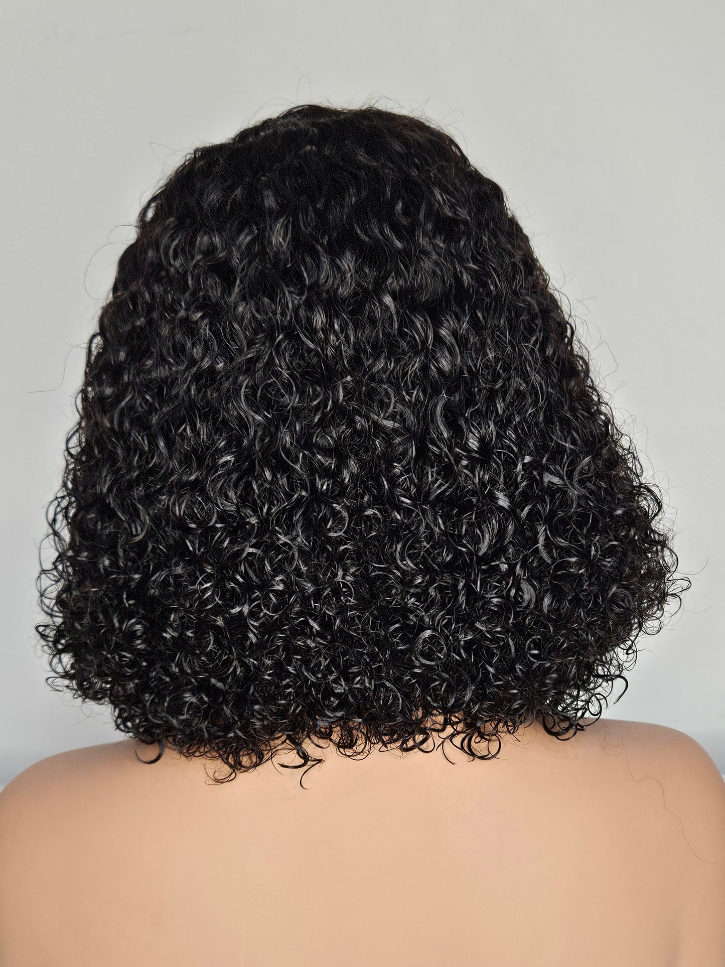 10” Pixie Curl Wig – 5×5 HD|Closure| Natural Black