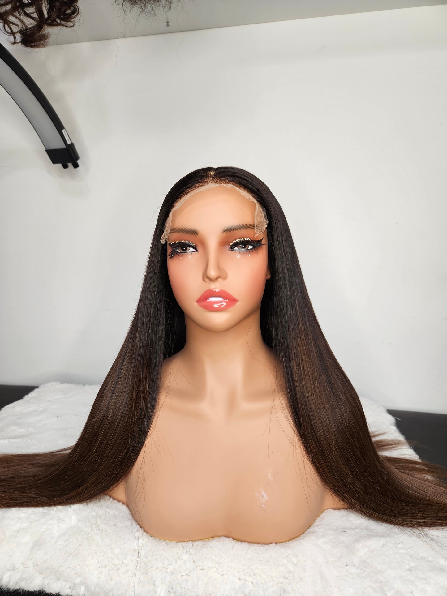 Bone Straight Brown tips