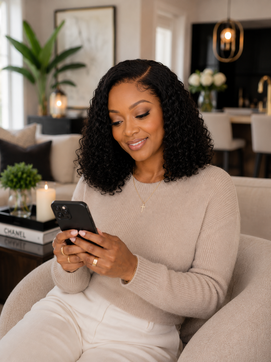 Bellar Hair Petite — 10" Pixie Curl Wig | 5x5 HD Closure | Natural Black