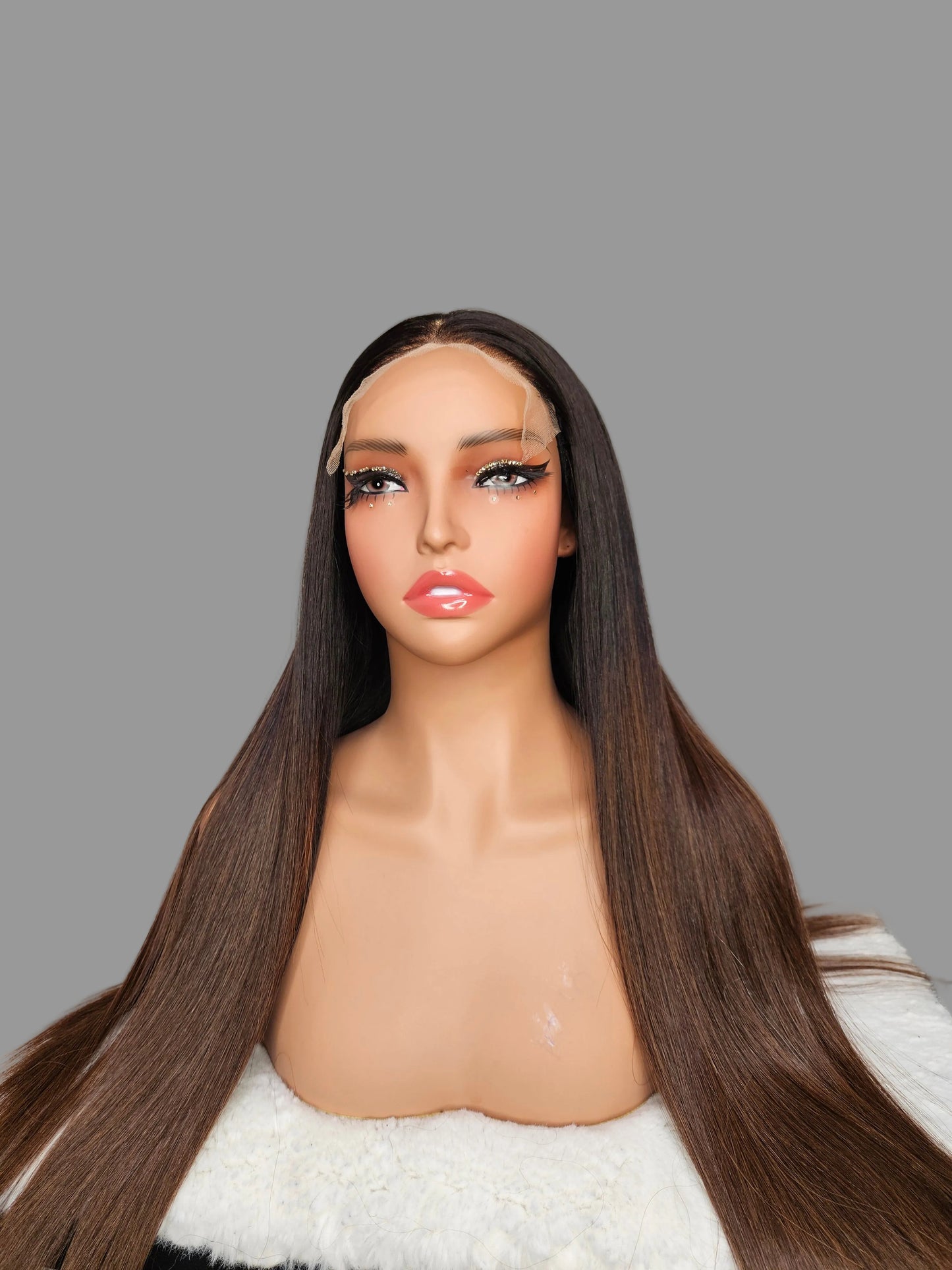 Bone Straight Brown tips